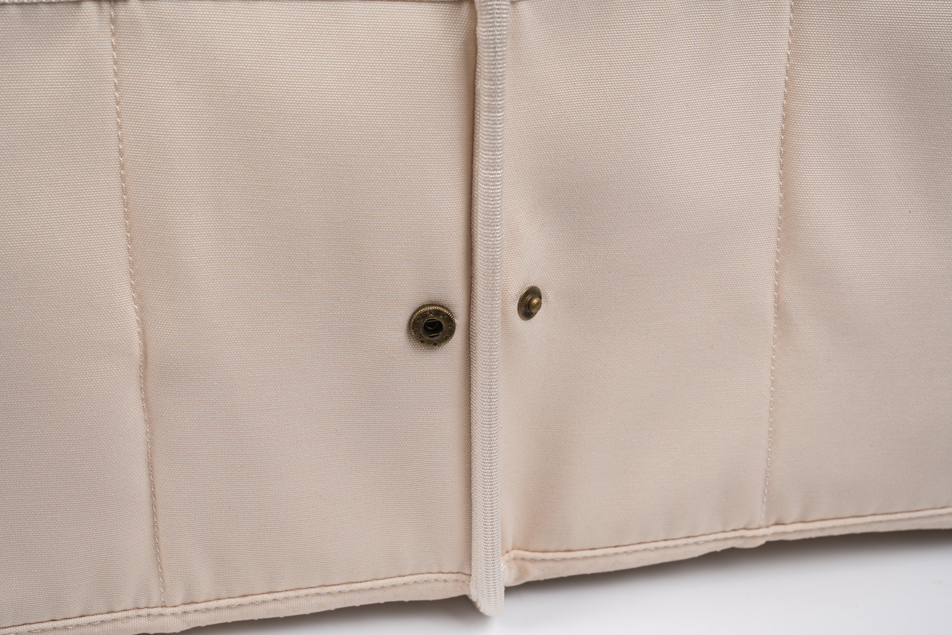 car boot organiser in cream