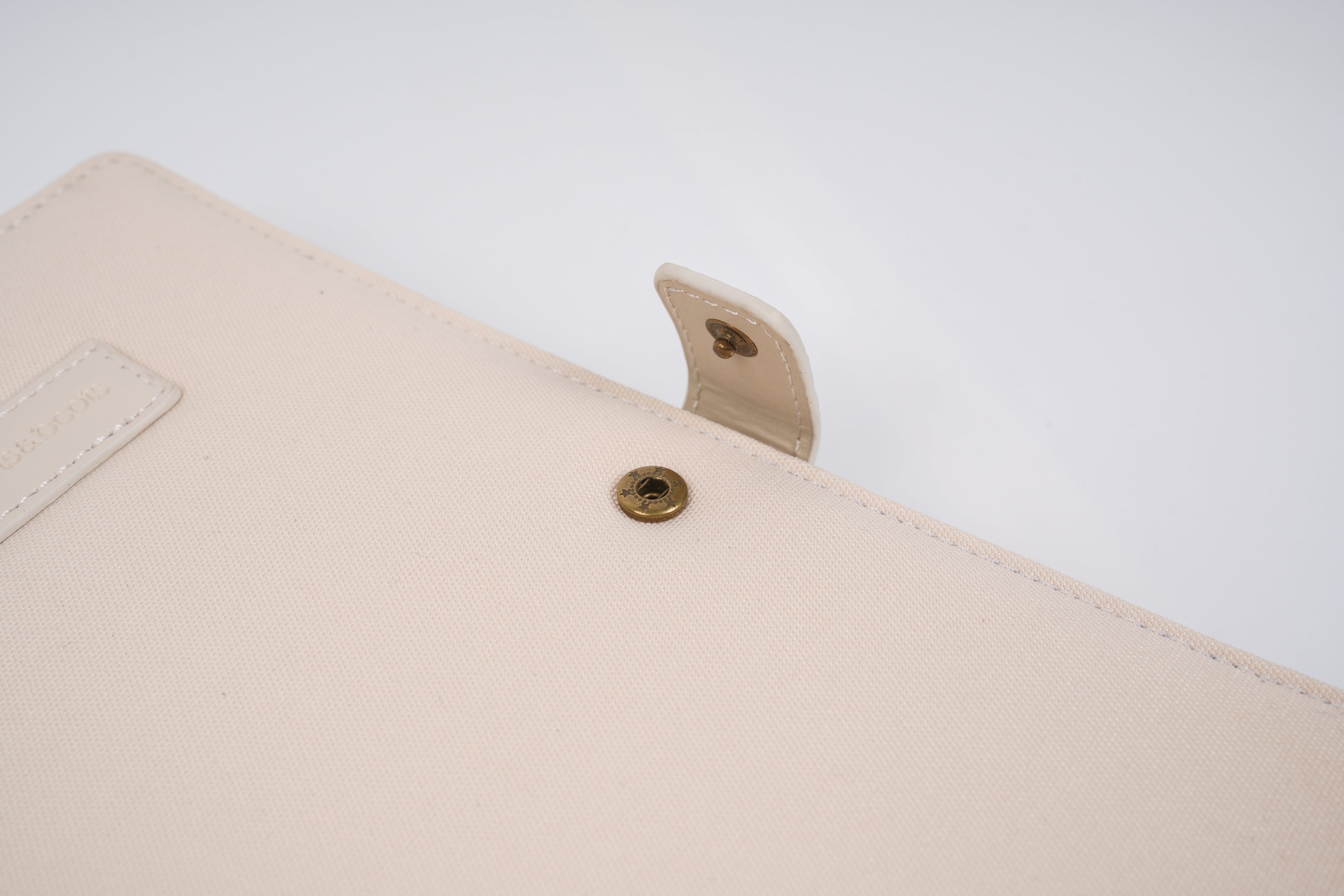 cream document holder for passports