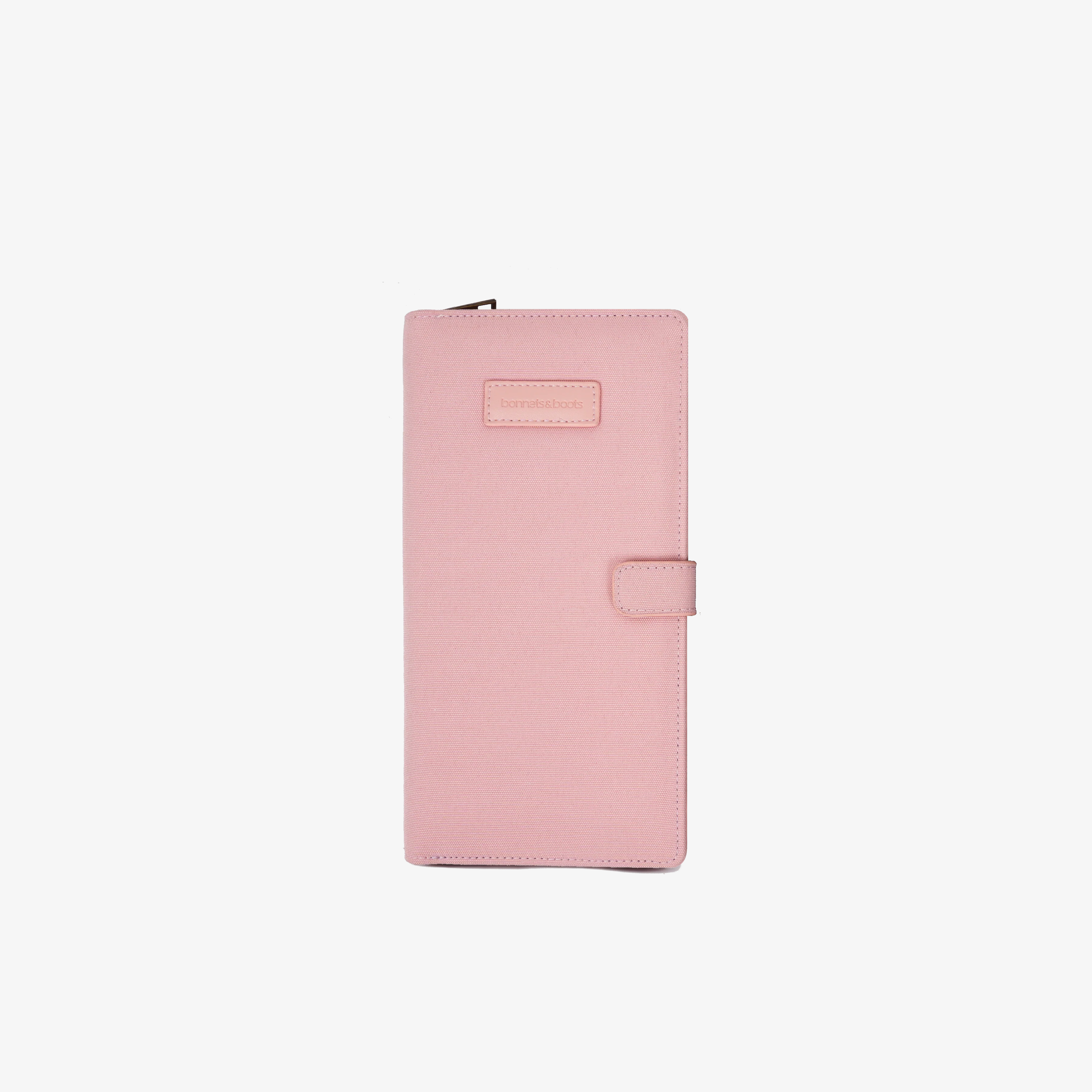 pink car document holder