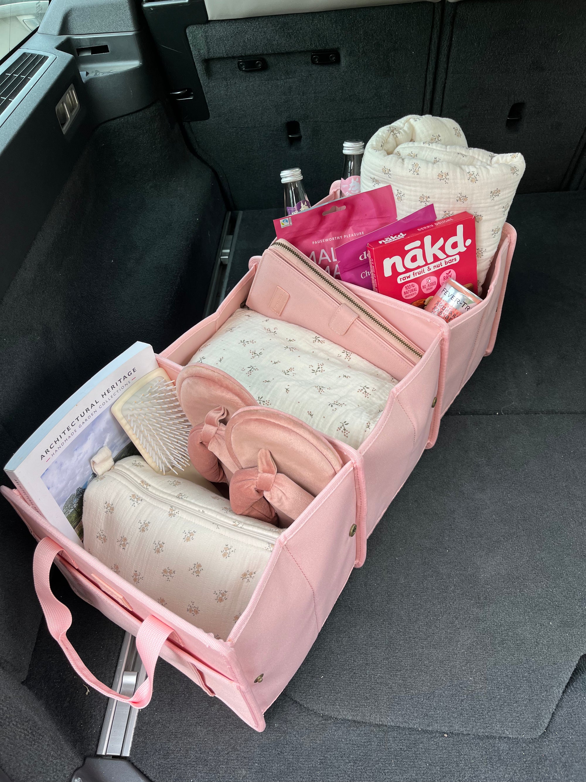 pink trunk organizer