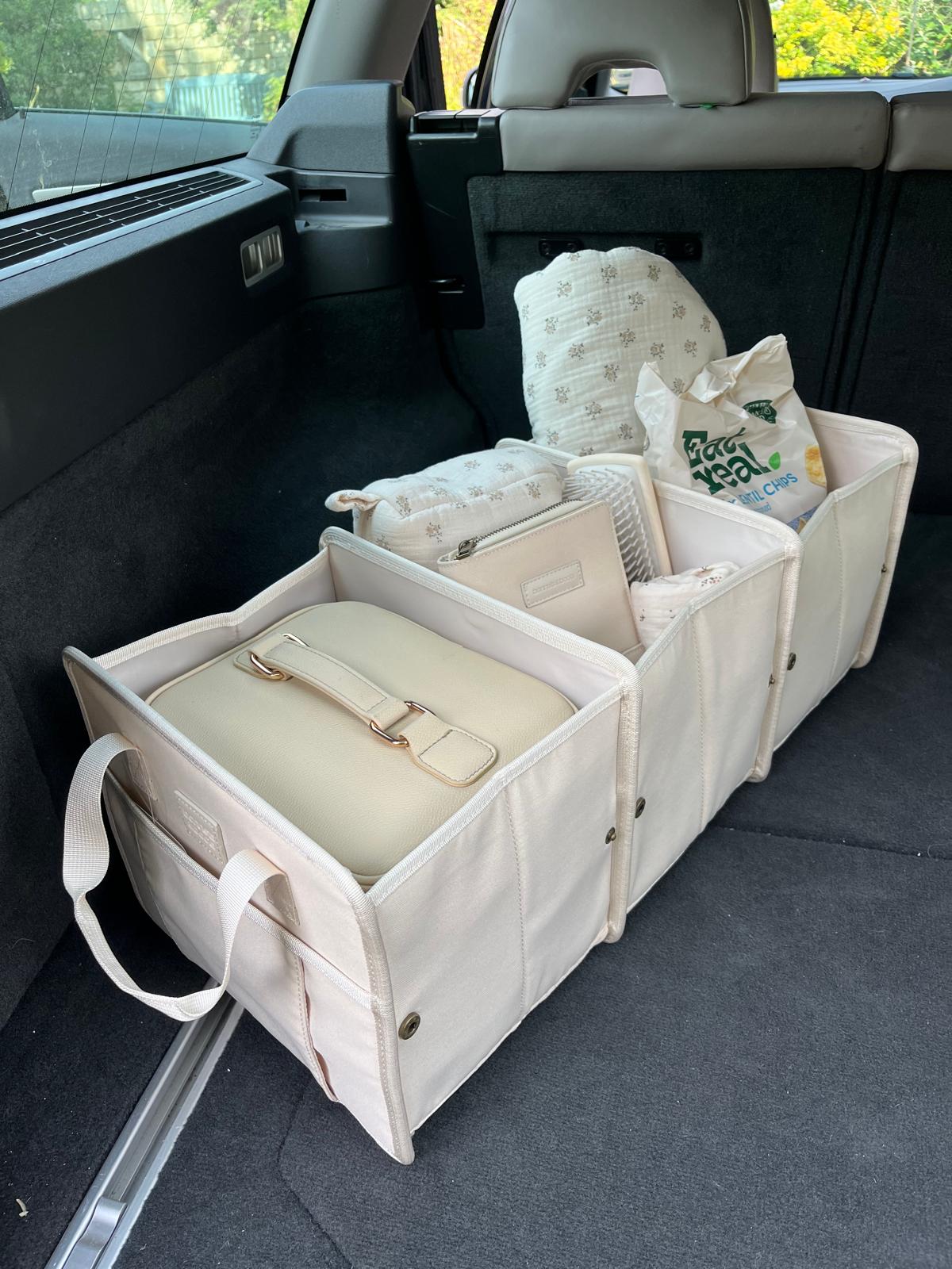 cream boot organiser