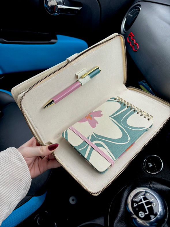 Glovebox Organiser - Cream