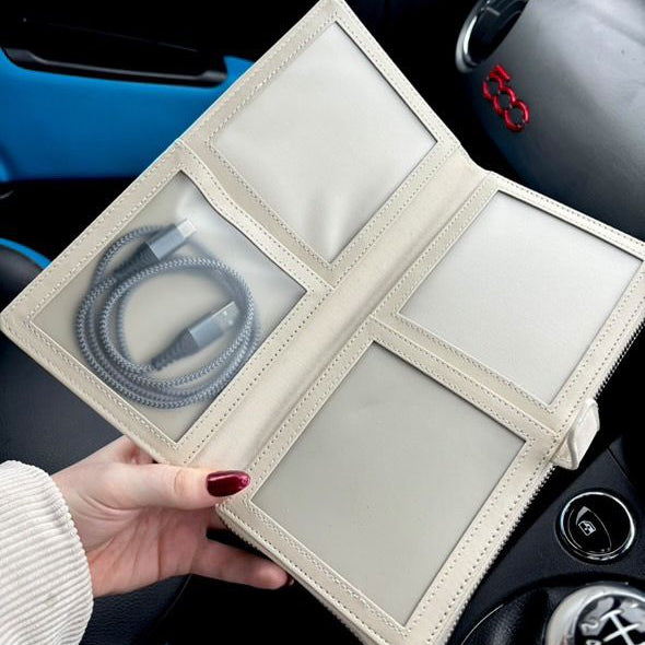 Glovebox Organiser - Cream